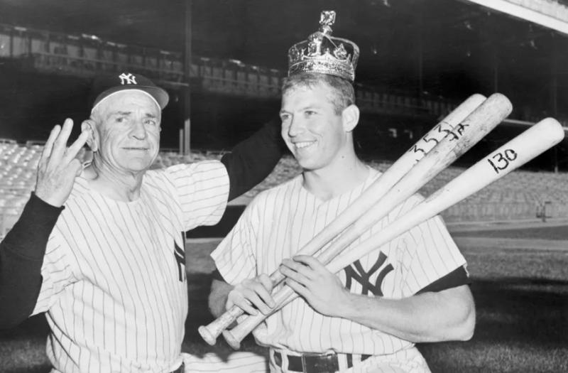Mickey Mantle Triple Crown 1956 King