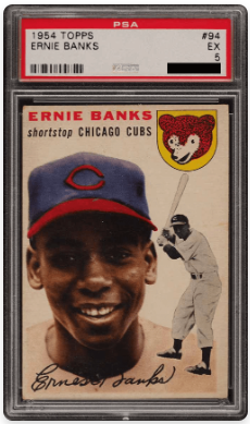 1954 Topps Ernie Banks Rookie Card