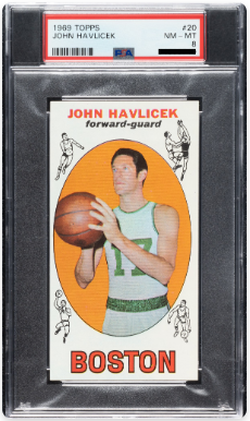1969 Topps John Havlicek Rookie Card