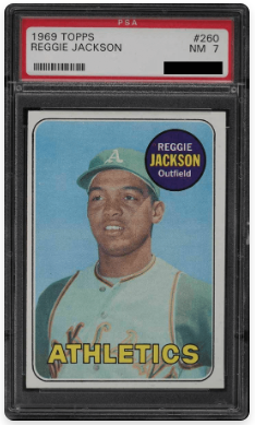 1969 Topps Reggie Jackson Rookie Card