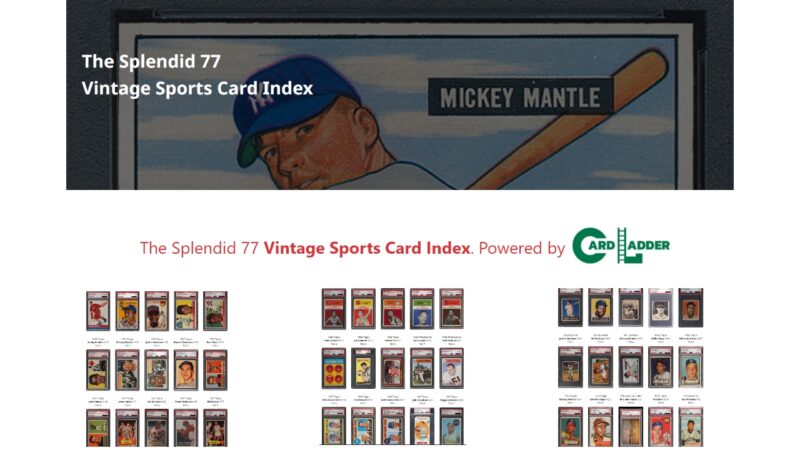 Vintage Sports Card Index Splendid 77