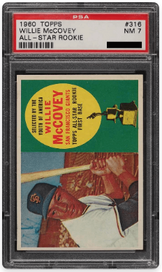 Willie McCovey 1960 Rookie Card