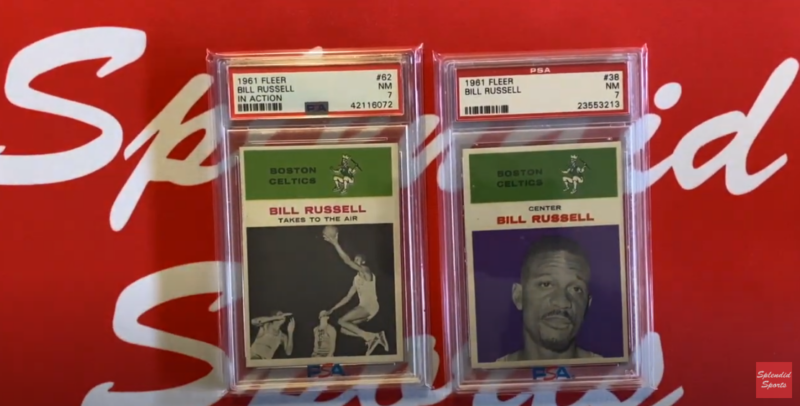 Bill Russell Sports Cards Tribute