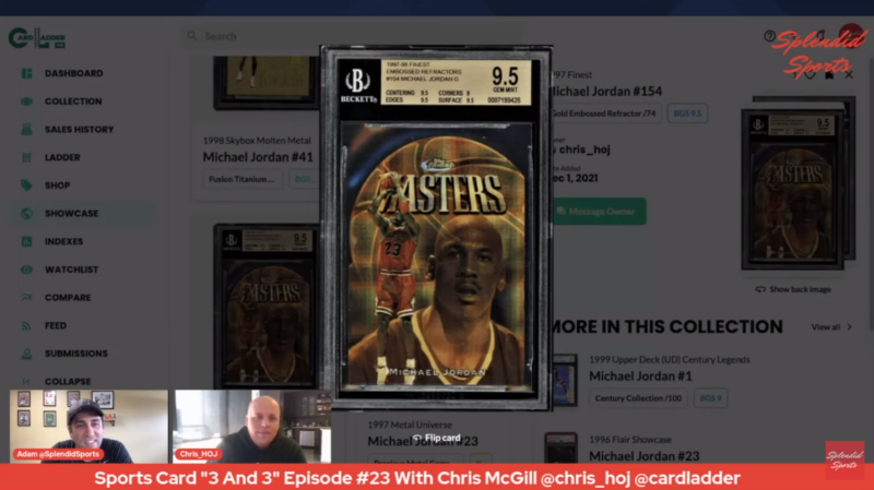 Chris McGill CardLadder Michael Jordan Cards