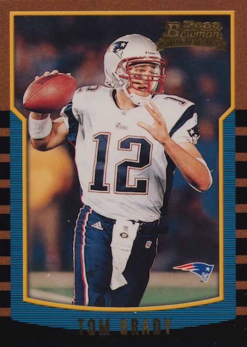 2000 Tom Brady Bowman Rookie Card