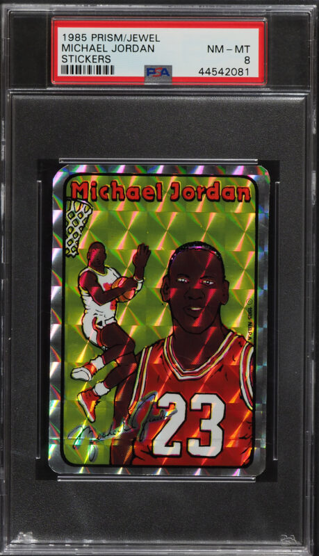 Michael Jordan 1985 Prism Jewel Sticker
