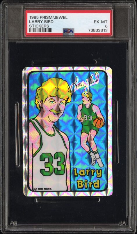 1985 Larry Bird Prism Jewel Sticker